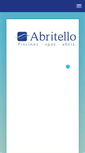 Mobile Screenshot of abritello.fr